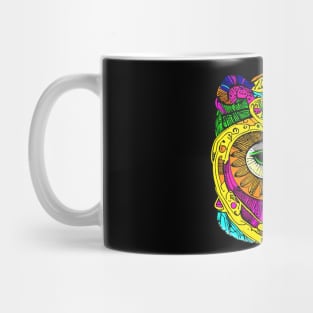 Bear rainbow multicolor abstract Mug